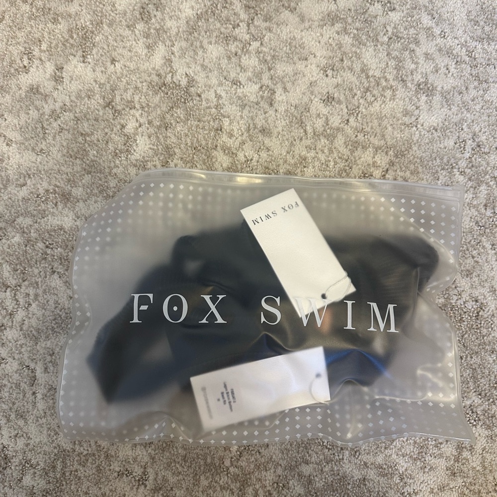 NWT Fox Swim Bellano Ribbed Bikini Top and Bottom